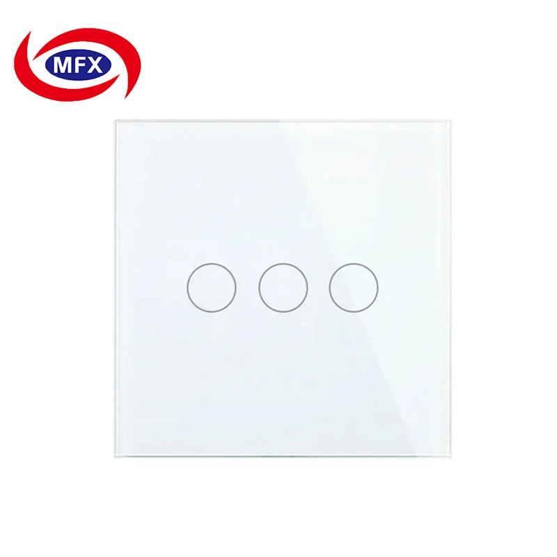 shenzhen factory switch panel glass switch socket cover glass touch tempered glass faceplate panel