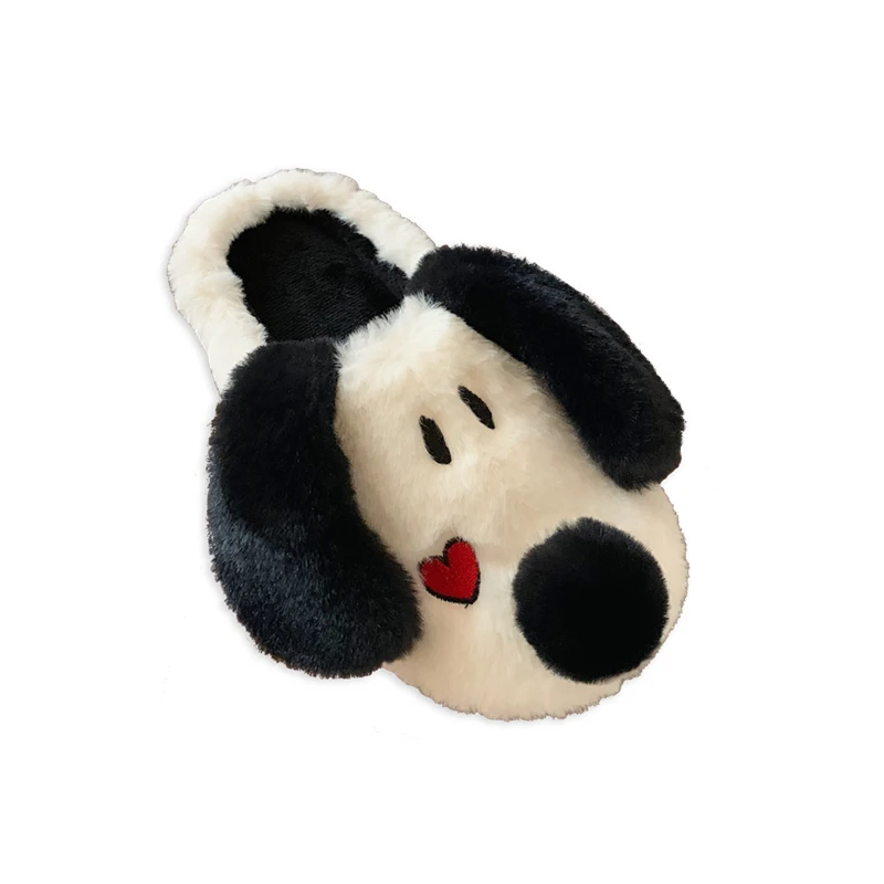 Wholesale Winter Girls Boys Toddlers Fur Slippers Children Warm Carton Indoor Floor Fuzzy Slippers