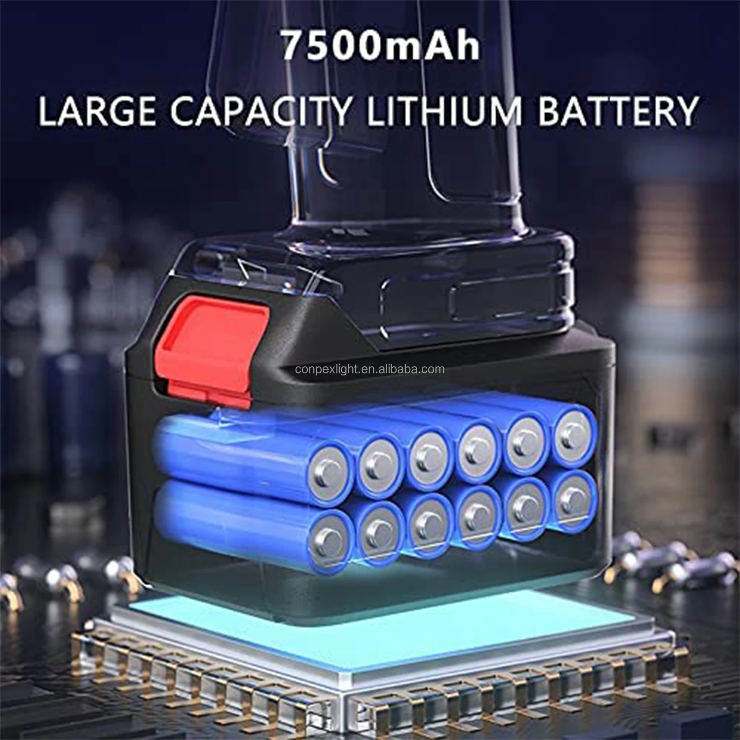 Conpex Wireless Portable High Pressure Handheld Car Washer Cordless Water Car Wash Gun for Car Wash