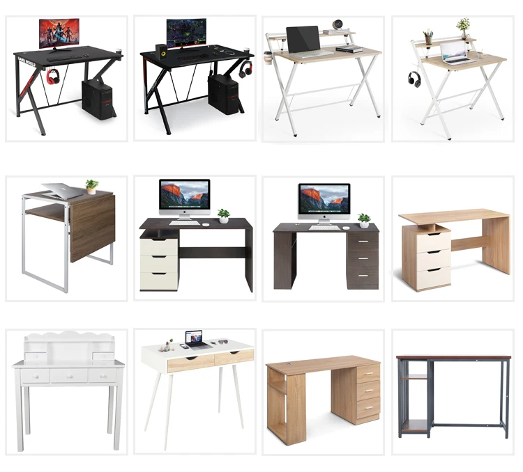 New Folding Student Writing Desk Modern Write Table Station Computer Office Desk   