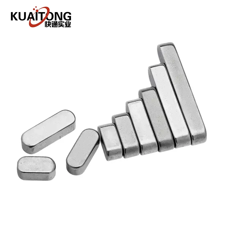 All Sizes Stainless Steel DIN6885 GB1096 Type A Double Round End Shaft Flat Parallel keys