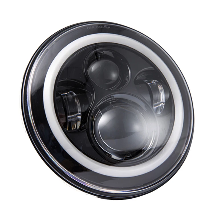 7 Inch 45 W H4 лампа с углом глаза круглые светодиодные фары для Lada 4x4 Urban нива