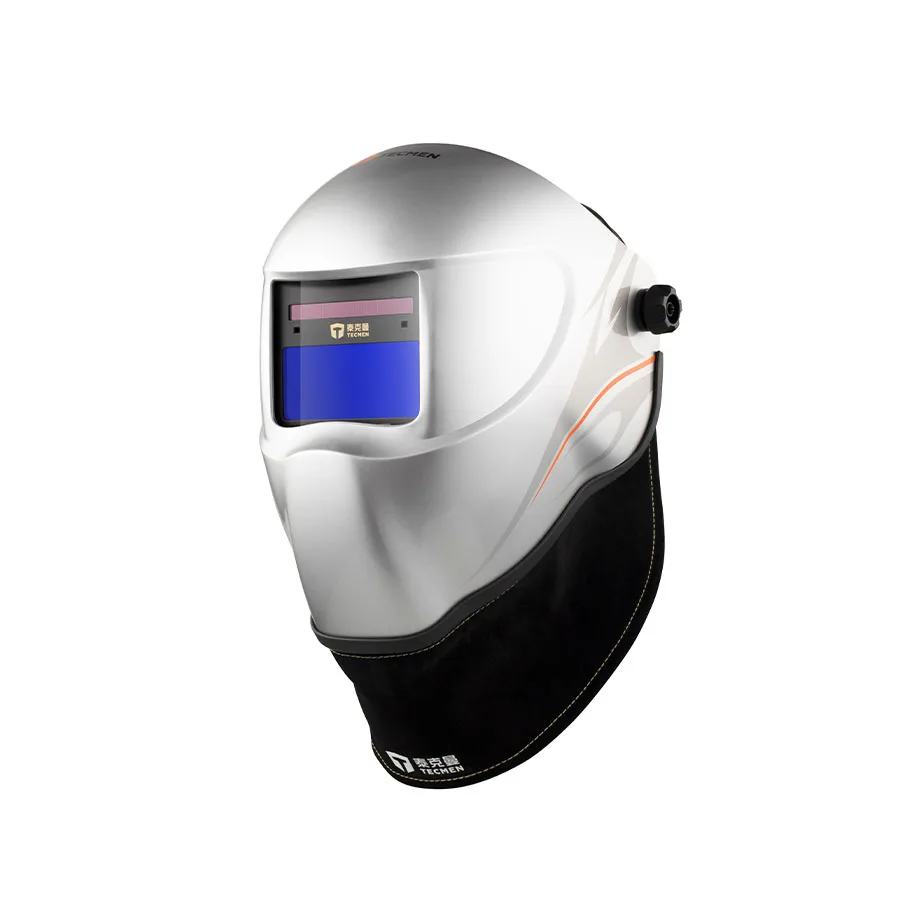 TECMEN leather neck protector welding accessories helmet sleeve neck protection