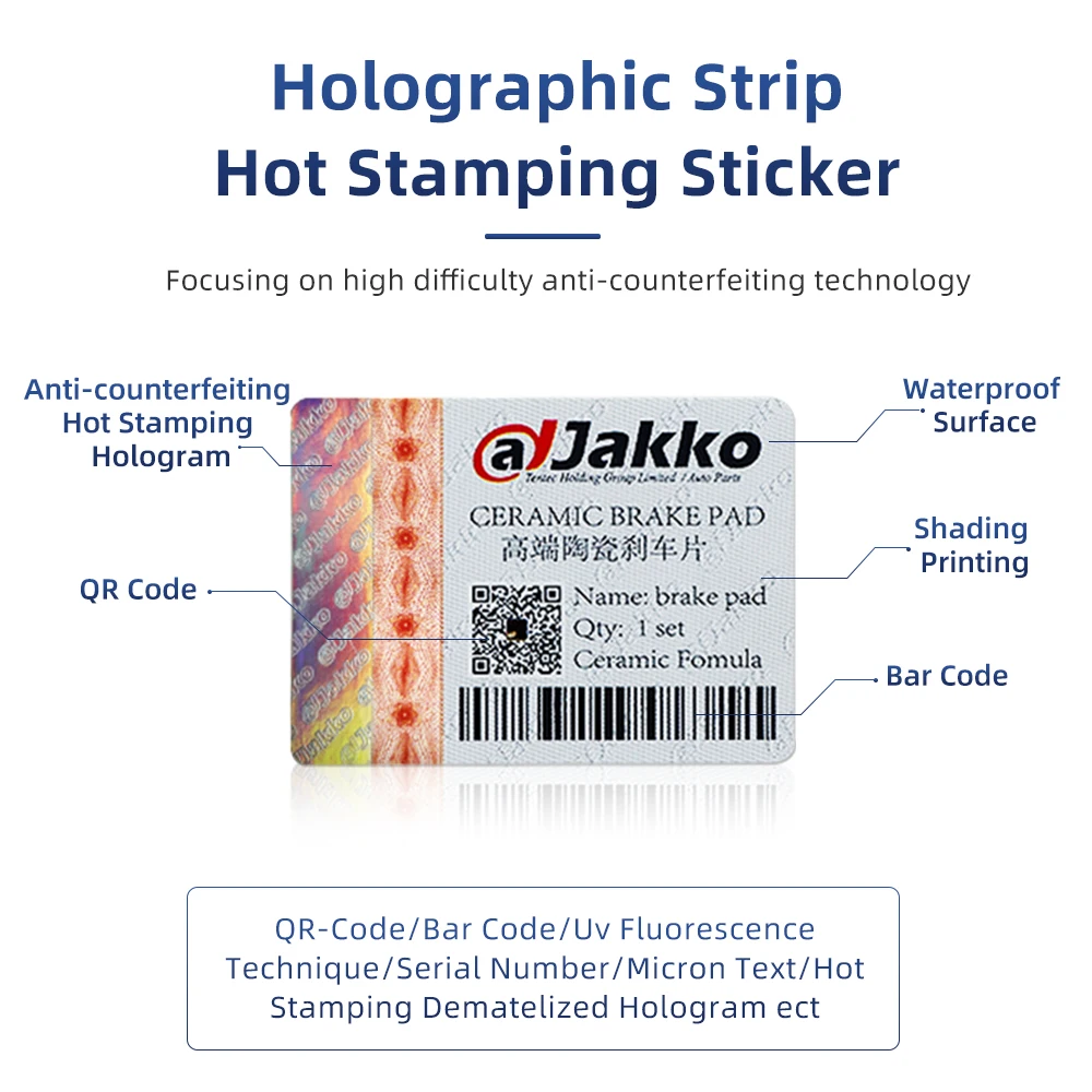Yiko Scratch Off QR Code Security Sticker Label with Anti-Fake Holographic Stamping Custom Printing Authenticity