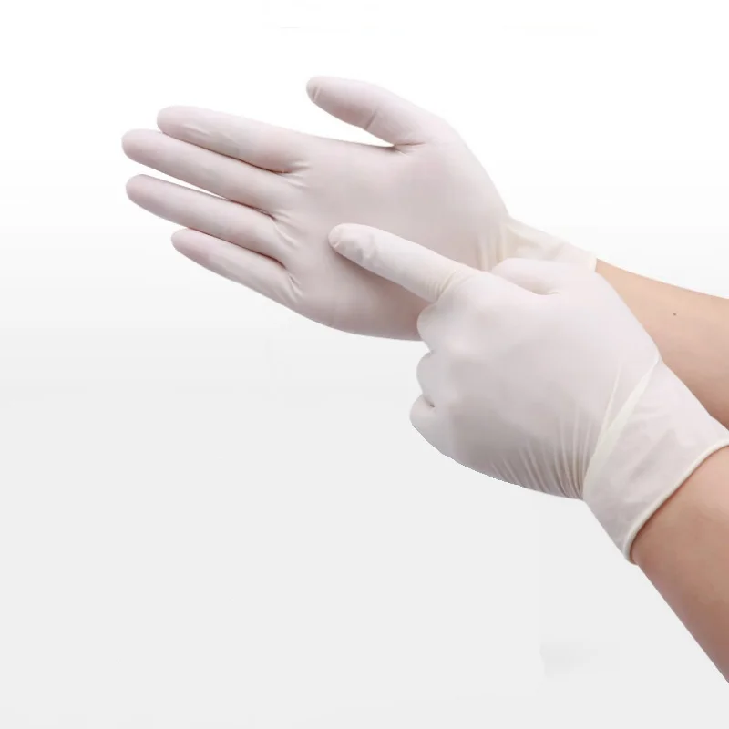 Cotaus Manufacturer disposable powder free 100% pure latex gloves, food grade gloves