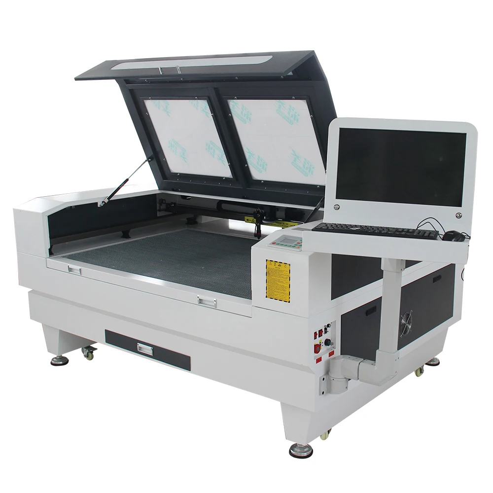 Hot sales wood acrylic fabric co2 laser engraving cutting machine 1390 for vans shoes leather Cut plastic, bamboo, wood