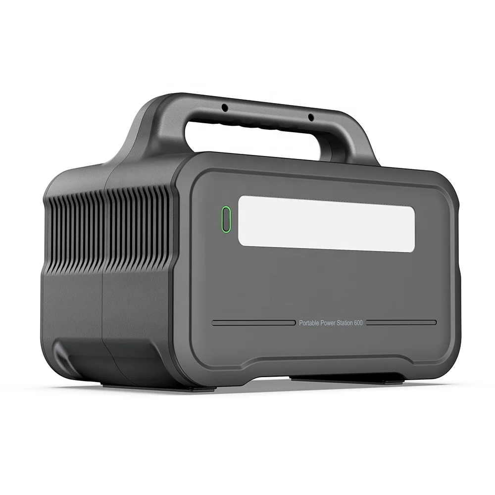 Home Outdoor Backup Generator 600W with PD Type C Laptop Power Bank 626Wh Li ion Battery Pack Portable Power Station