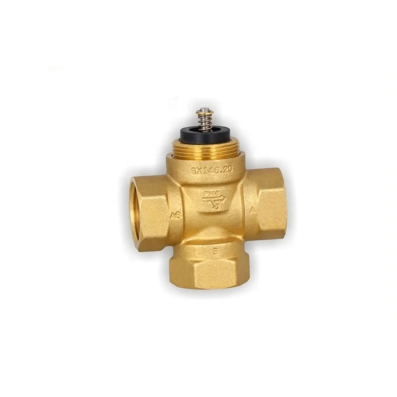 China supplier  brass cold and hot water thermostatic mixing valve for solar heating