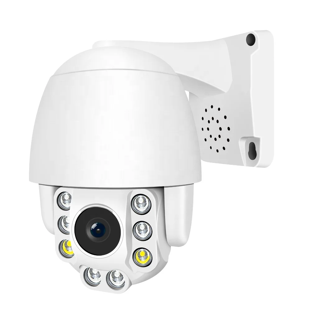 8MP 4K FHD IP Camera CCTV Security POE 5MP 5X ZOOM Outdoor PTZ Dome Surveillance  Camera IR Distance 80m