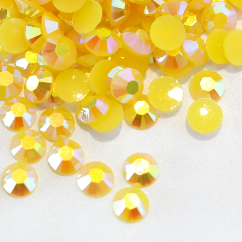 Top Selling Jelly Silver Bottom Resin Non Hot Fix Rhinestones Transfer Designs for Wedding Dress Decoration