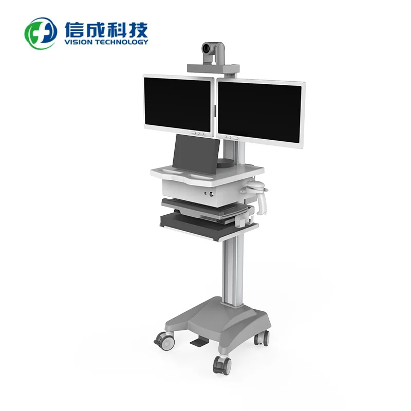 Медицинская передвижная Больничная медицинская тележка с системой «все в одном»