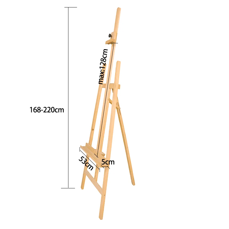 professional easels solid wood table large Easel painting large easel stand for oil painting