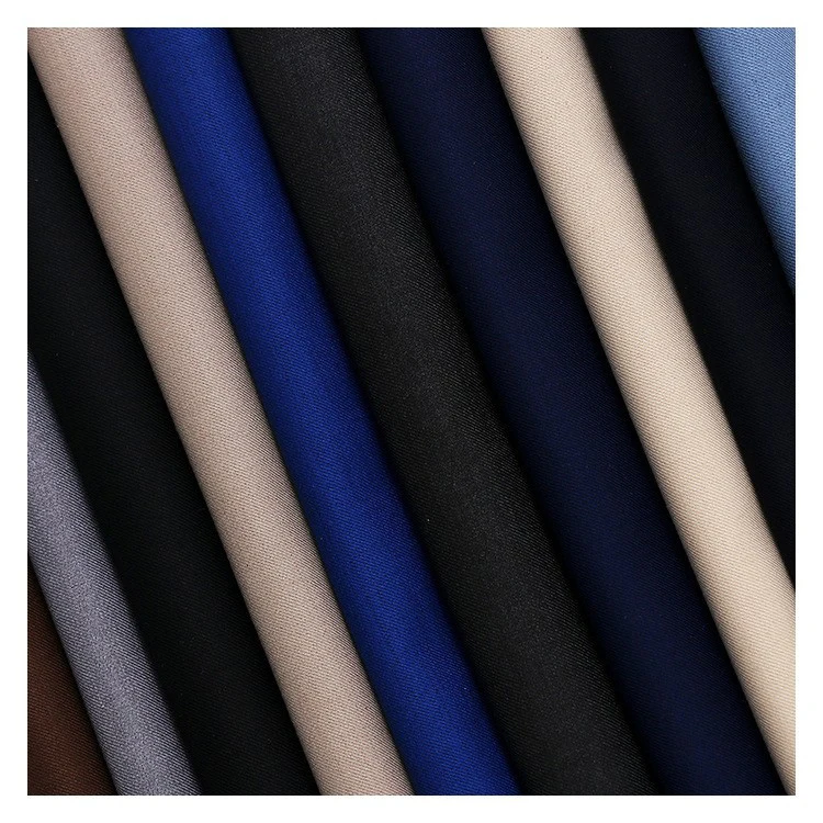 Factory direct sale heavyweight twill TR woven garment material fashion breathable high quality soft business suit fabric