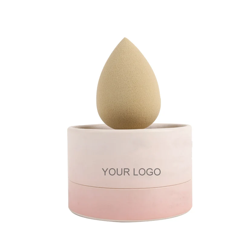 Factory Price Green Tea Makeup Blender Washable Reusable Natural Beauty Make up Sponge