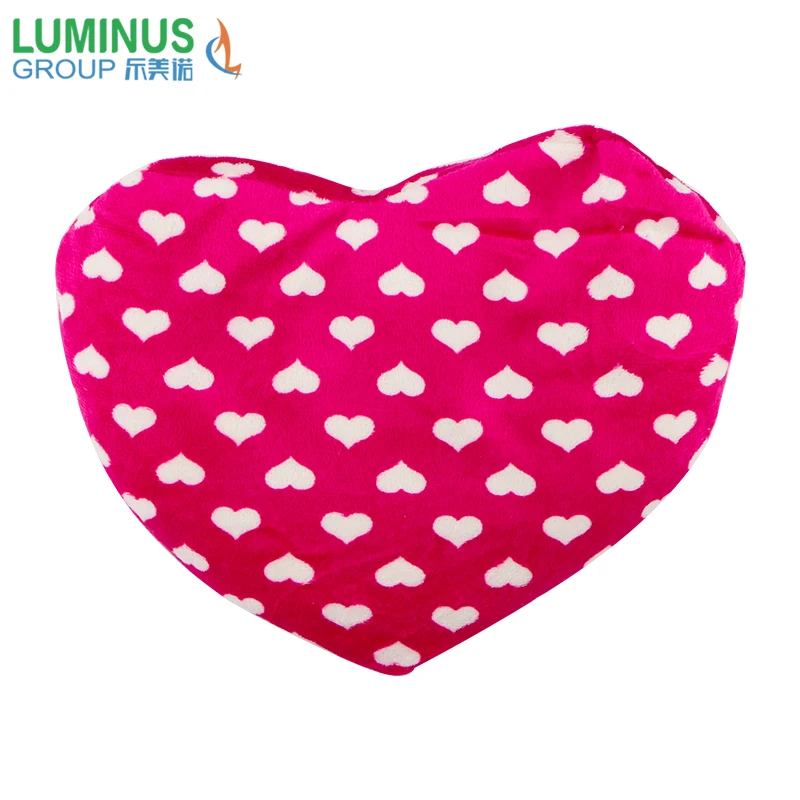 Factory wholesale heart shape microwave heating pads portable hand warmer