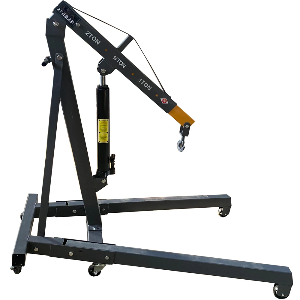 hot sale 2 ton Car Hydraulic Jack Engine Crane 2 Ton Folding Shop Crane