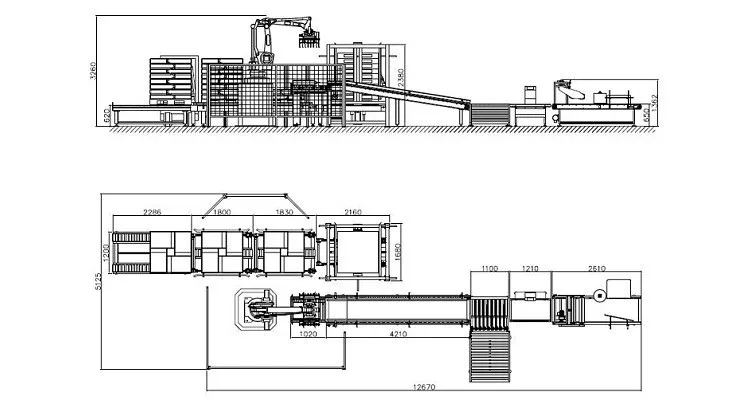 Automatic robot stacker machine robot palletizer for bags