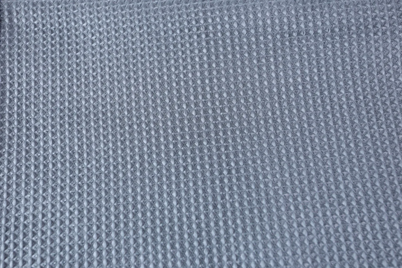 Dual-Side Fine Grade Car Washing Grey Small Towel With Waffle Weave Face Easy To Clean
