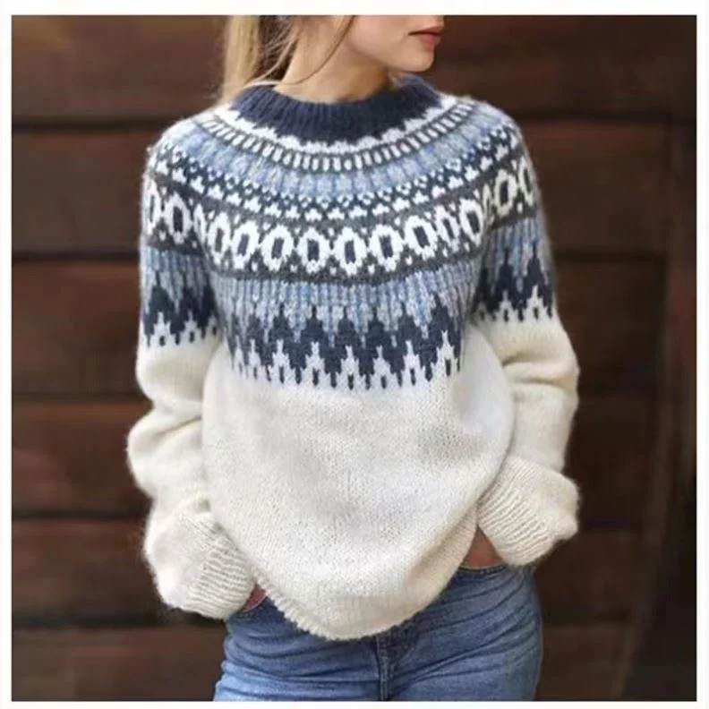 Custom knit sweater women crochet sweater long sleeve turtleneck woman knitwear handmade sweater design for ladies