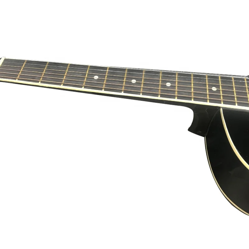 Wholesale cheap price Small size 38 Inch various Colour All Lindenwood Electric acoustic guitar for learner and starter