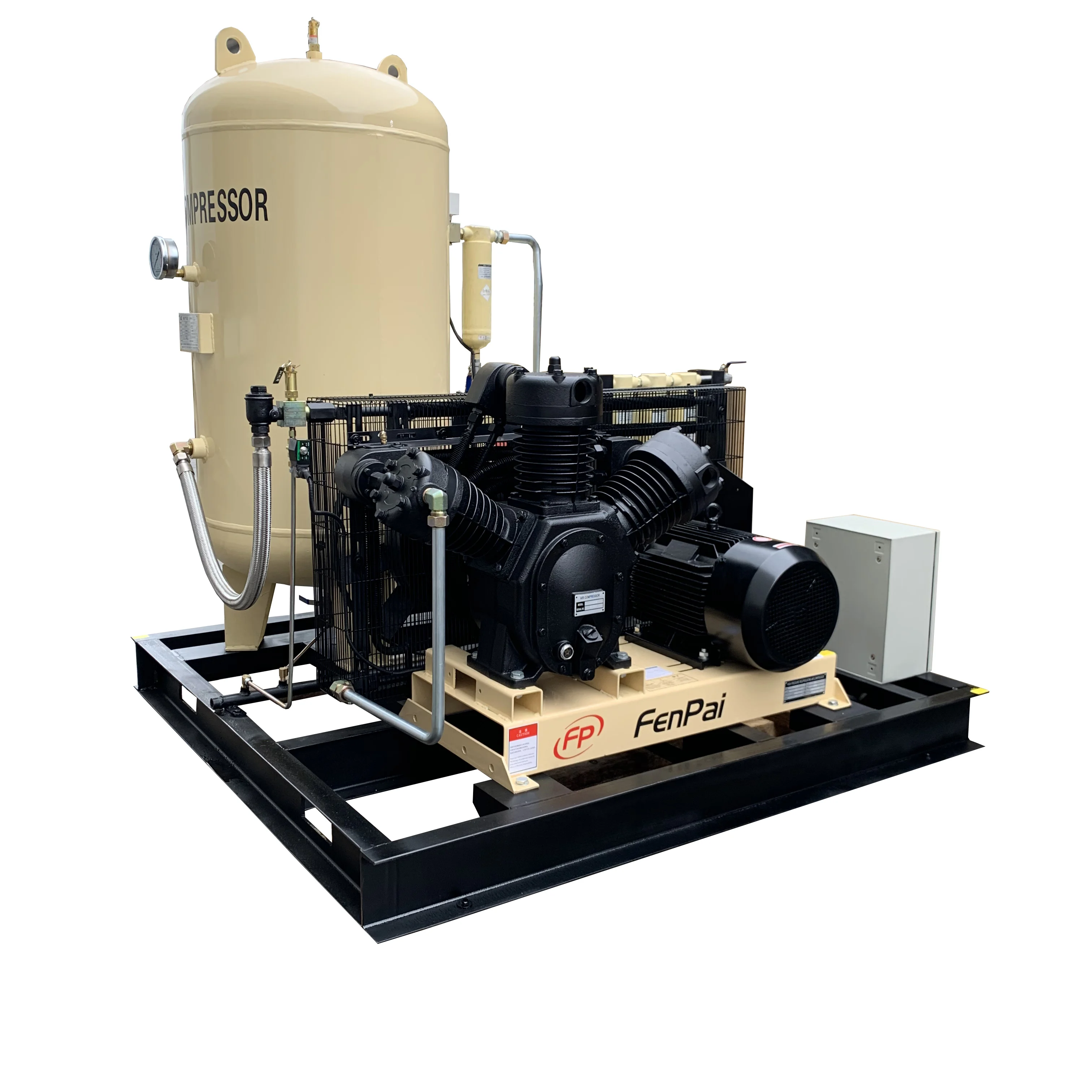30bar 435psi 380v 50hz high pressure reciprocating air compressor machine laser cutters