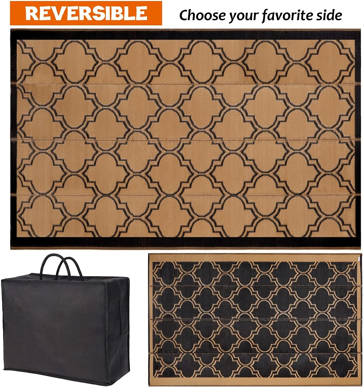 Outdoor rugs easy to clean plastic PP picnic mat outdoor Floor mat