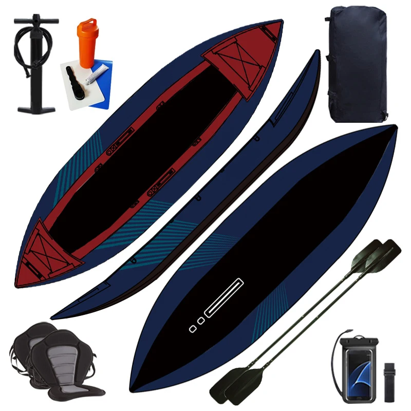 PF Sale Made In China Professional Stability Inflatable Fishing Kayak