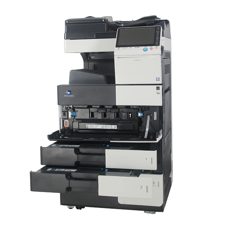 Konica Minolta Bizhub 458 использовал копировальный аппарат A3 черно-белый С опциональной функцией