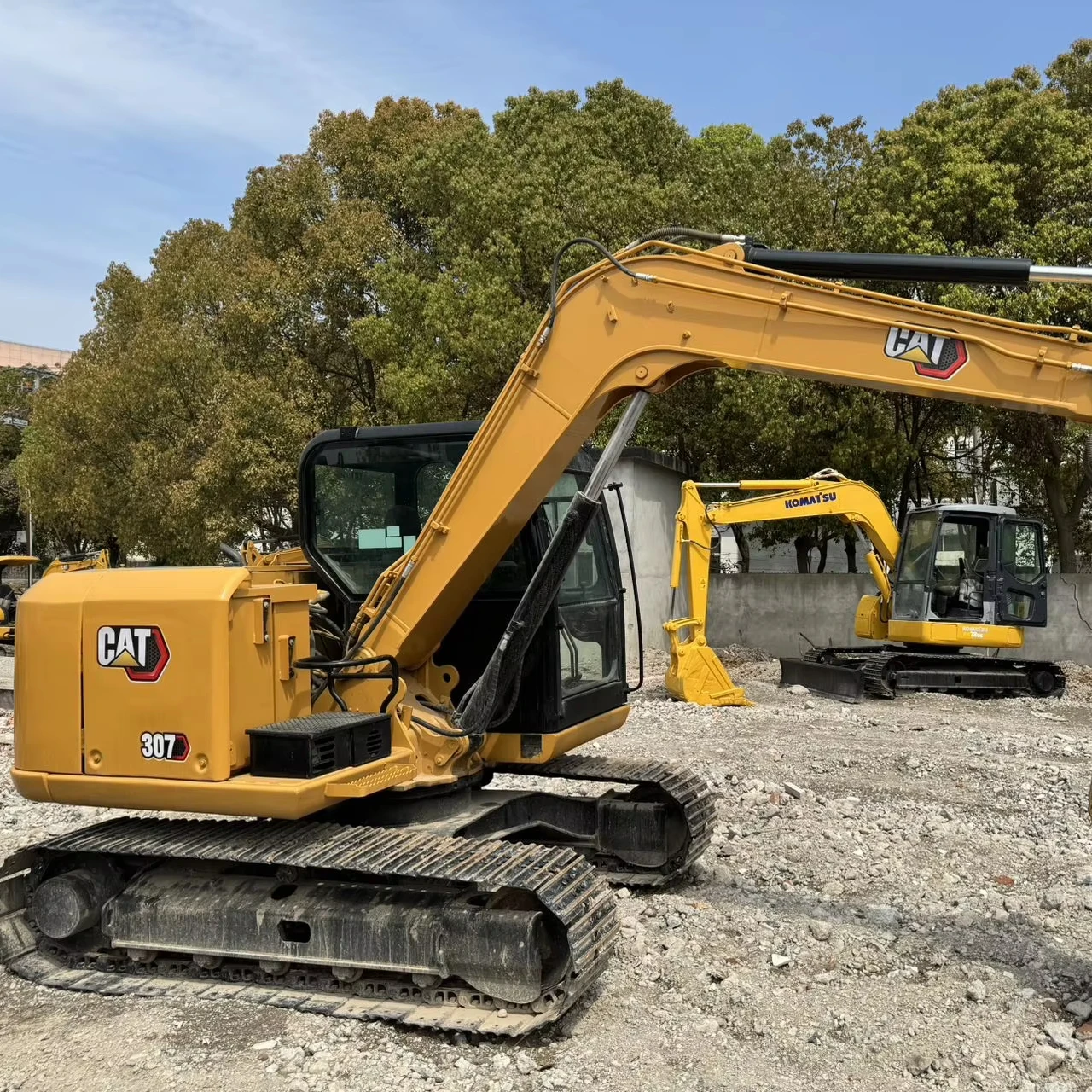 Подготовка к продаже по низкой цене гусеница 7 тонн б/у экскаватор CAT307 и других размеров для кошек 303 306 308 310