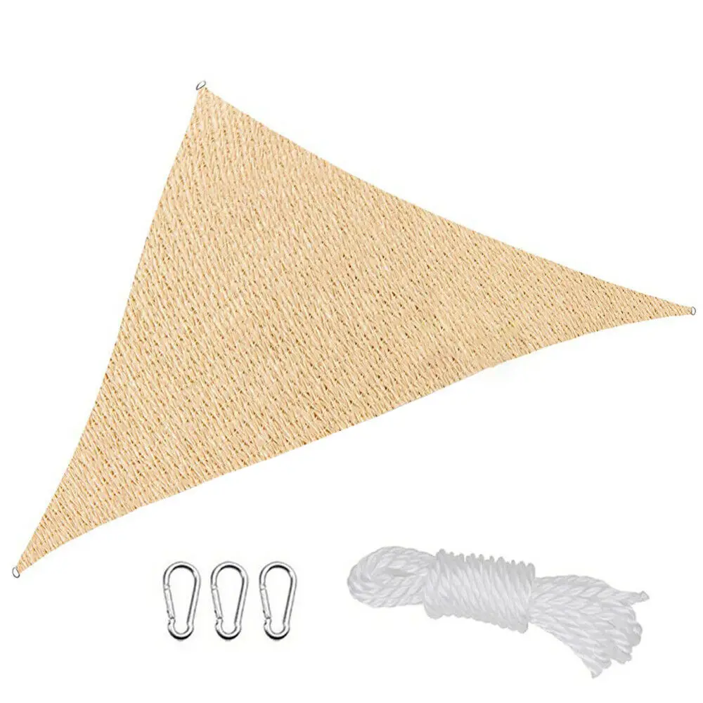 
5 years Sand color Beige color Flat wire 185GSM 100% Virgin HDPE add 5% UV for sun Shade sail Net 