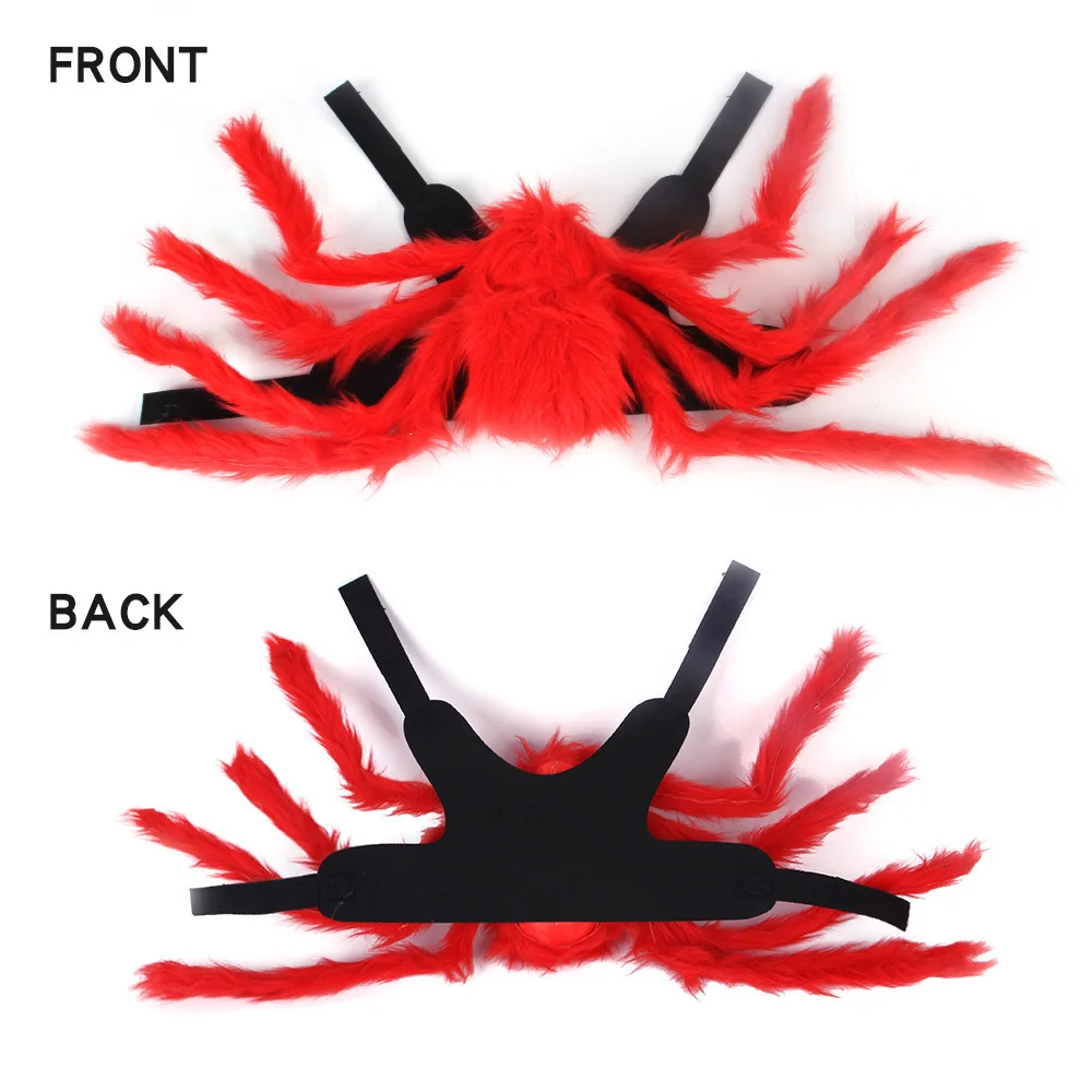 Joysing Halloween and Christmas Pet Harness Creative Spider Costume Transformation for Cats Dogs Small Breeds
