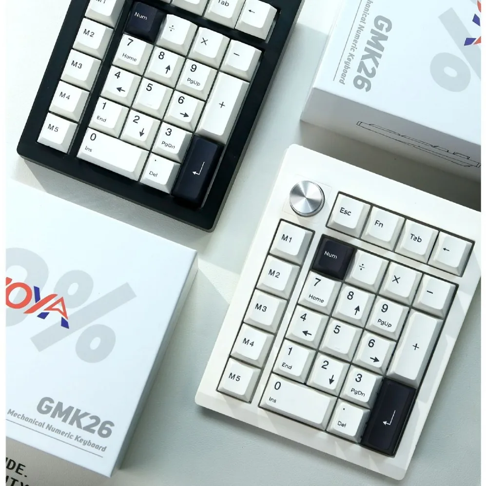 GMK26 Numpad BT2.4G 3-режимная прокладка механическая клавиатура PBT Keycaps поддержка QMK/через горячий переключатель номер клавиатуры