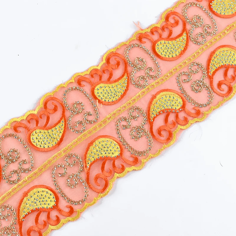 Manufacturers Wholesale DIY Handmade Accessories Bohemian National Style Lace Embroidery Clothing Accessories