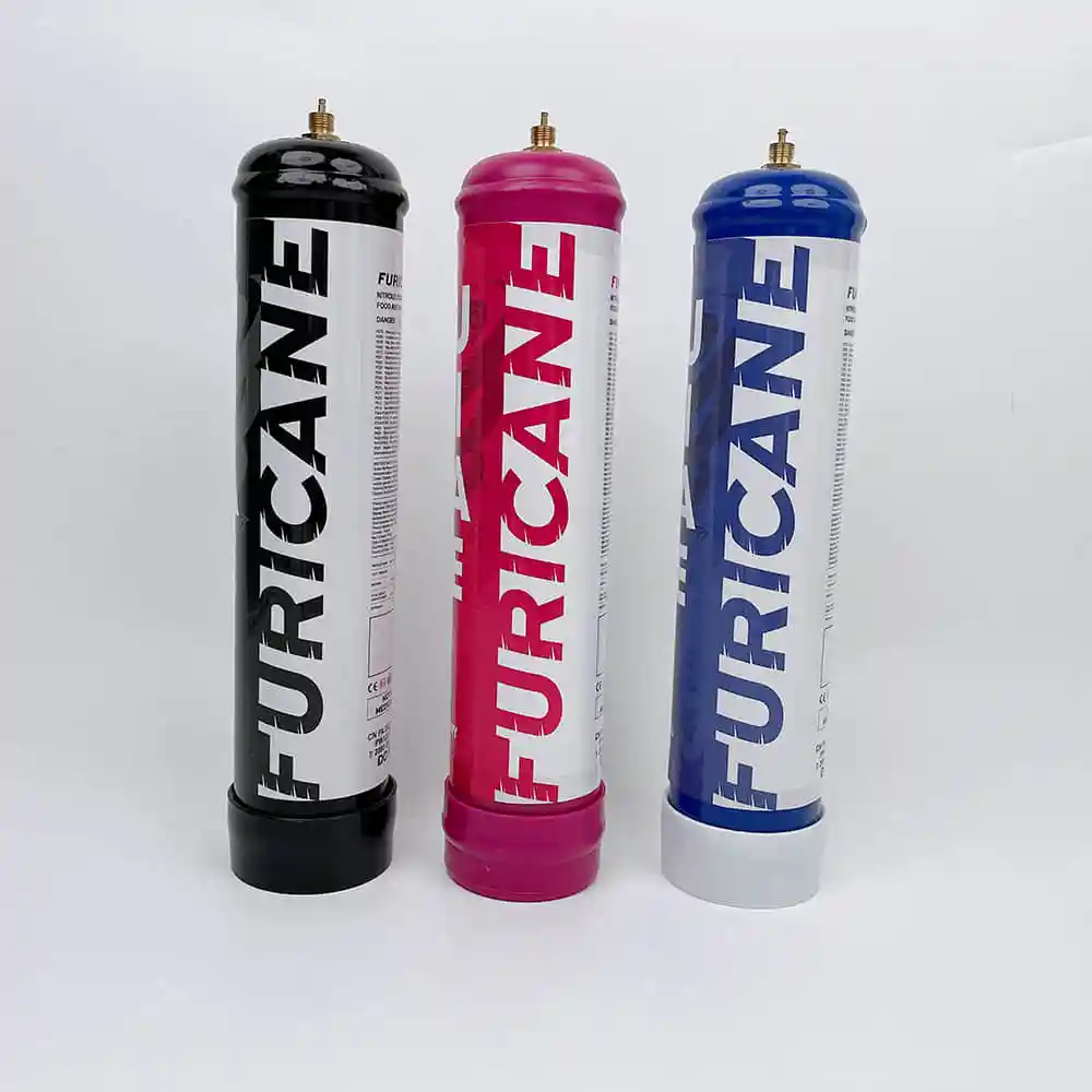 1L 2.2L 3.3L Small Size Industrial Gas Cylinder Argon/Hydrogen/O2 Gas Tank for Industrial Use