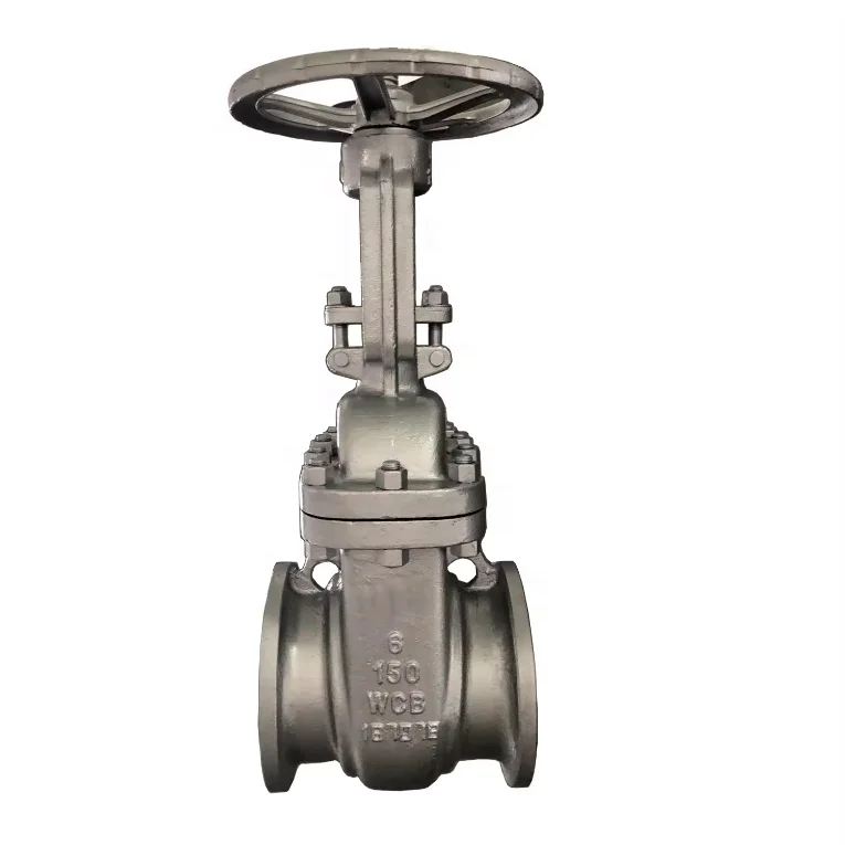 ANSI API6D Standard 6in 10in 24in 150lb 300lb 600llb WCB Cast Steel Flange Manual Turbine Gate Valve Supplier
