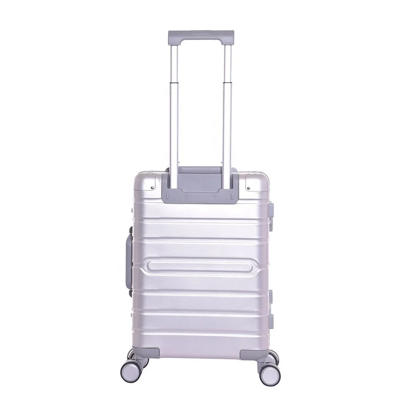 Aluminum magnesium alloy Spinner Wheel Luggage Travel Suitcase 20-inch Carry-on Pull-rod top-grade Body Coded Lock
