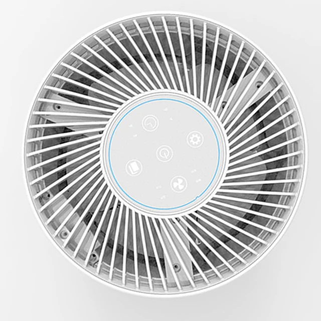 portable negative ion air purifier electric fan air filter smartphone wifi control hepa filter h13 price air purifier