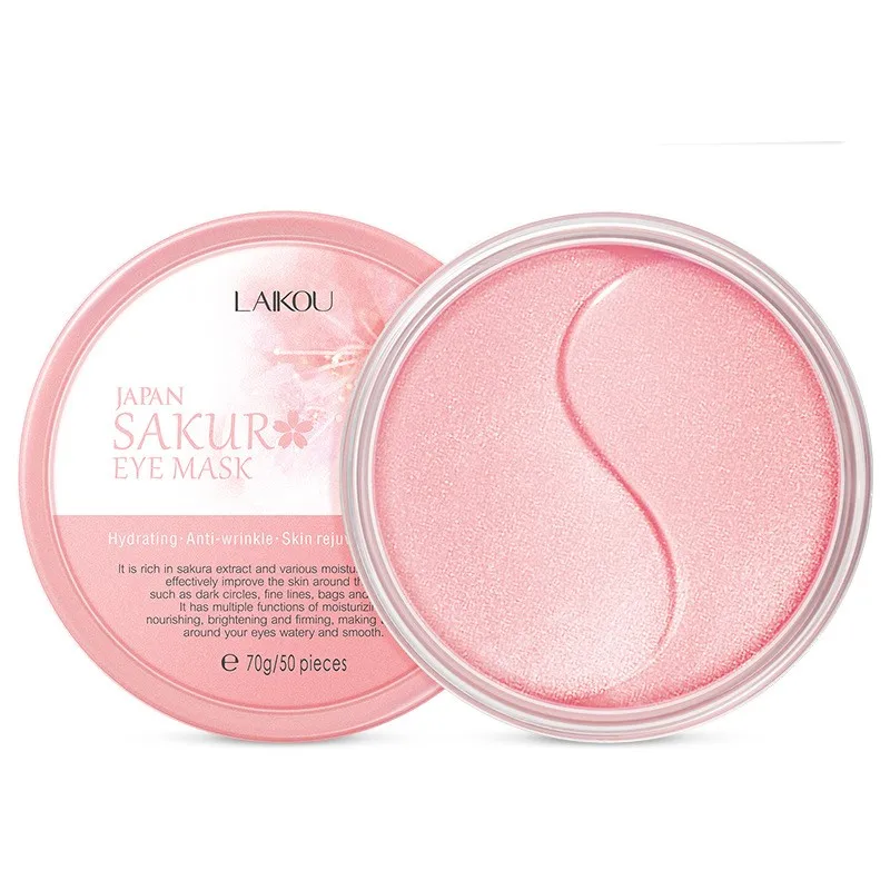 Selling Skin Care Around Eyes Refine Lines Weighted Eye Mask Moisturizing Improving Roughness Sakura 50 Pieces