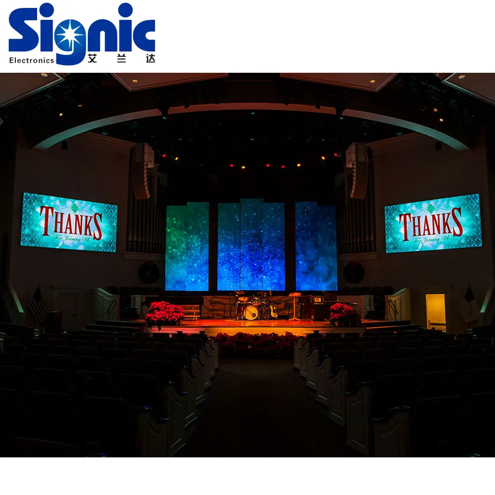 Factory Direct Supplier P2.5P2.6 P3.91 Indoor Digital Advertising LED Billboard Wall Mounted Large Screen Panel
