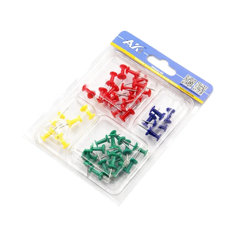 Home Office Craft Projects Heavy Duty 40pcs Push Pins kit for Wall  Map Calendar Photo