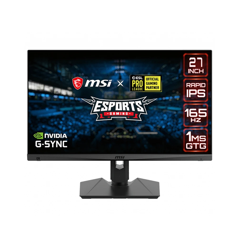 
MSI MAG274QRF-QD 27 Inch IPS WQHD 2560 x 1440 2K 1ms 165Hz Gaming Monitor with Quantum Dot Technology Support G-Sync 