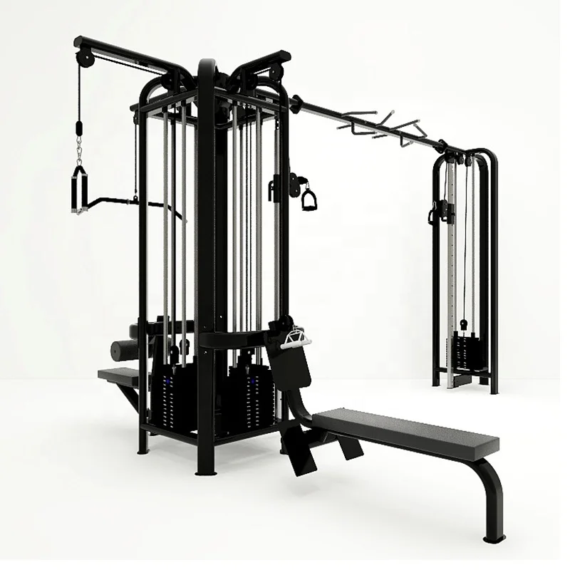 Professional Exercise Fitness Machine Commercial Gym Equipment Multi-functional Trainer 5 Station