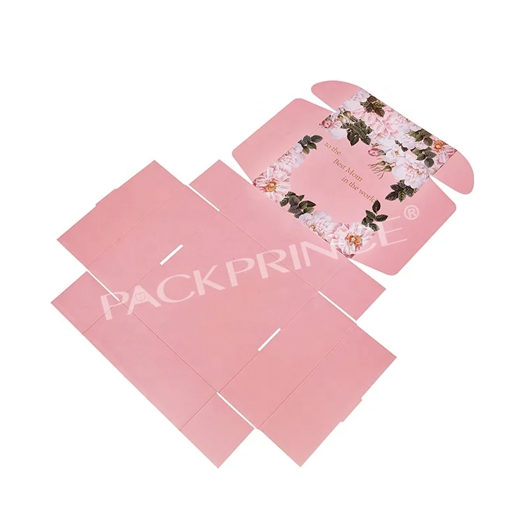 Cheap Low Moq Customized Printing Corrugated Flat Shipping Mailing Box Shirt Premium T Shirt Packing Box Paper Mailer Box