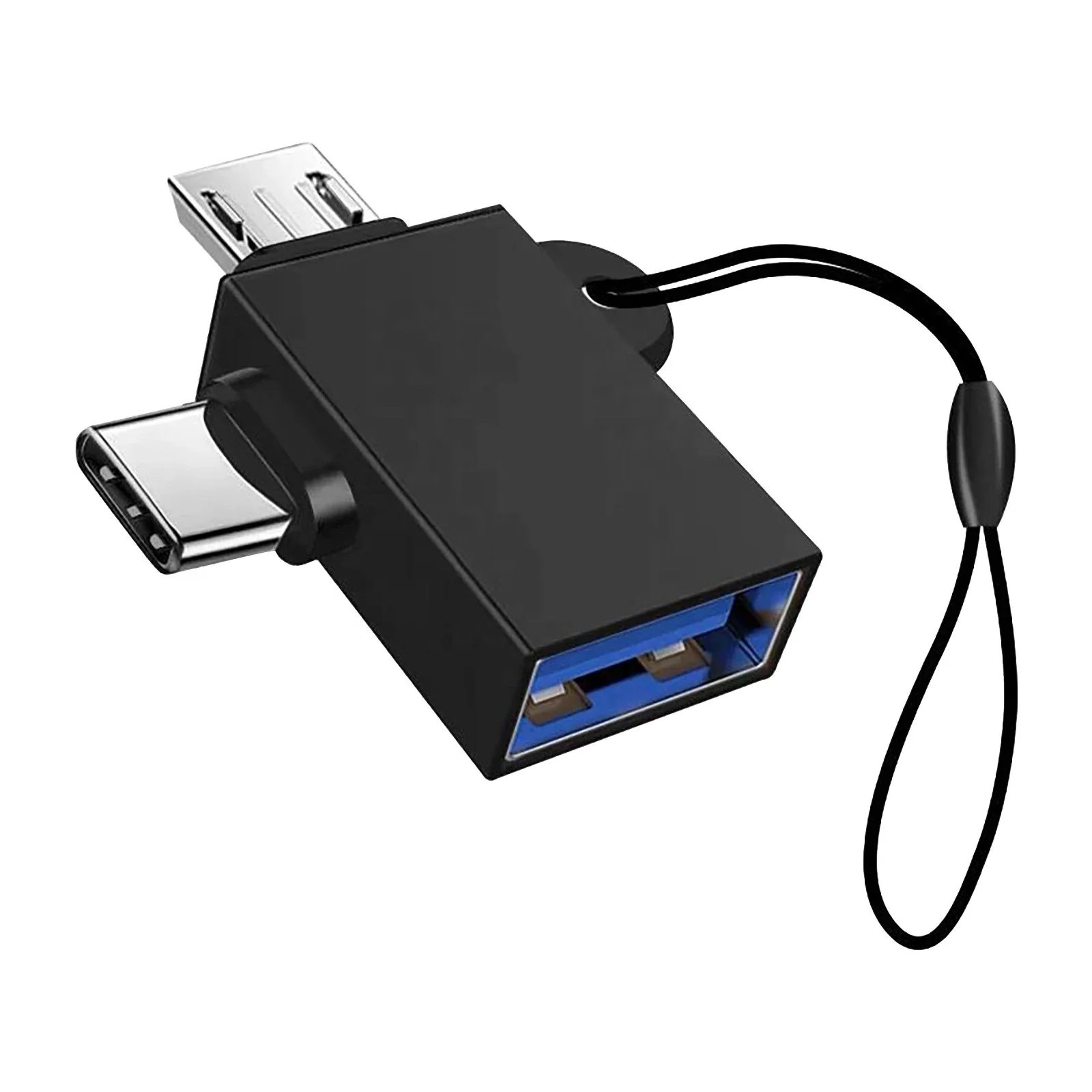 2-in-1 OTG USB 3.0 Female to USB 3.1 Type C & Micro-B for Macbook Pro Xiaomi Huawei Mini USB Adapter Type-C OTG Cable Converter