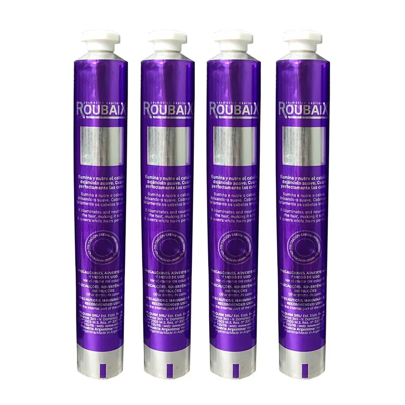 
Skincare Creams Cleanser Lotion Ointment Aluminium Collapsible Tubes Ladies Tubes Cosmetic Packaging Colorful 
