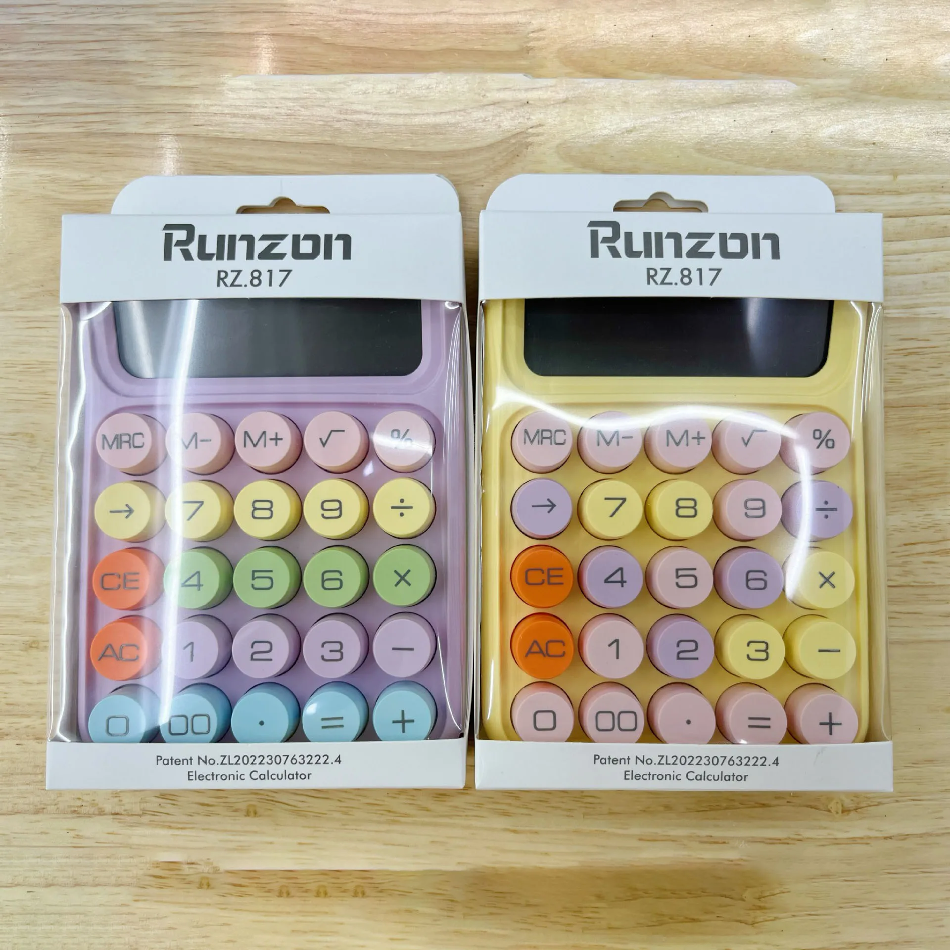 12 Bit Silent Mechanical Switch Calculator with small cute Handheld business office desktop Science calculator