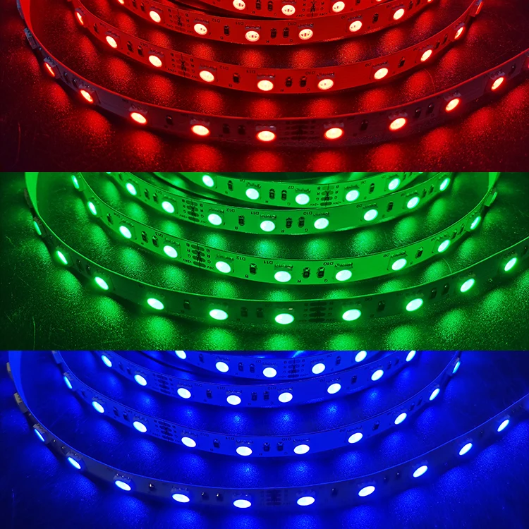 24v 5050 SMD RGB 60leds/m 5m/roll IP65 IP66 IP67 IP68 Outdoor waterproof flexible led strip light