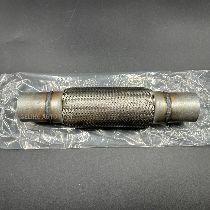 GELING HIGH quality Auto parts Stainless Steel Flex flexible Pipe for isuzu 700p npr nqr elf frr truck