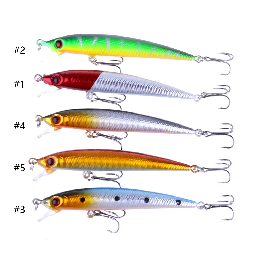 56PCS Mixed Fish Kit Minnow Wobblers Crankbait Hard Bait Tackle Artificial Fishing Lure Set