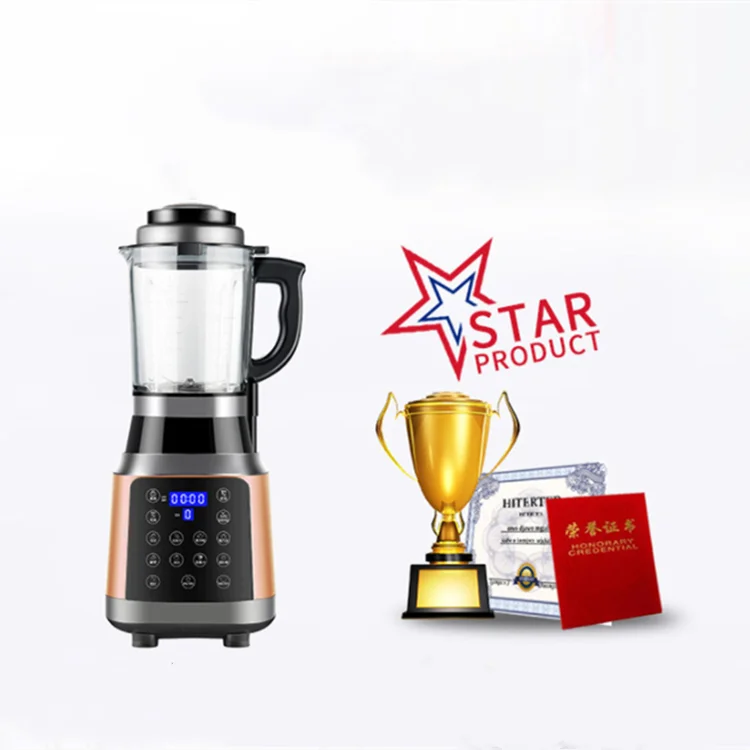 Kitchen appliances multifunctional universal heater blender multiple gears safe household blender